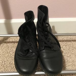 Dr. Marten’s Leather Hi-Top Sneakers